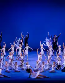 Elever Från Kungliga Svenska Balettskolan.